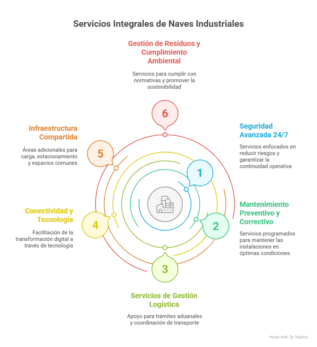 Cómo evaluar servicios adicionales para naves industriales