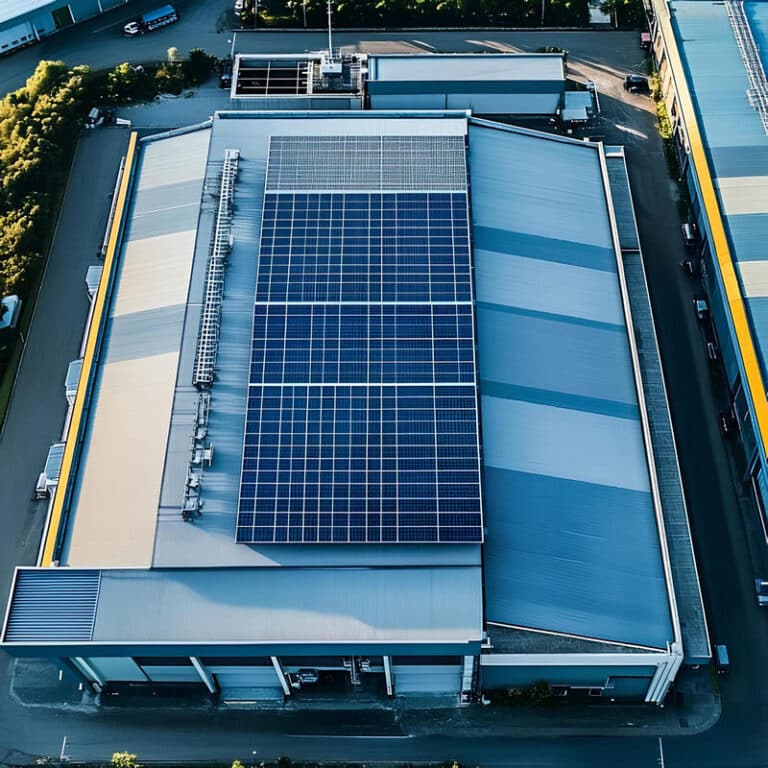 Infraestructura industrial lista para energía solar